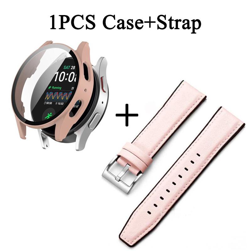 Case+Strap For Samsung Galaxy Watch 7 Watch7 44mm 40mm FE Accessories Watchband Protective Case With Screen Protector Shell Cover