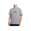 Max90 Comfortable Fashion Simple Versatile Solid Color Short Sleeve T-Shirt Men Tops Gray HJ3432-065