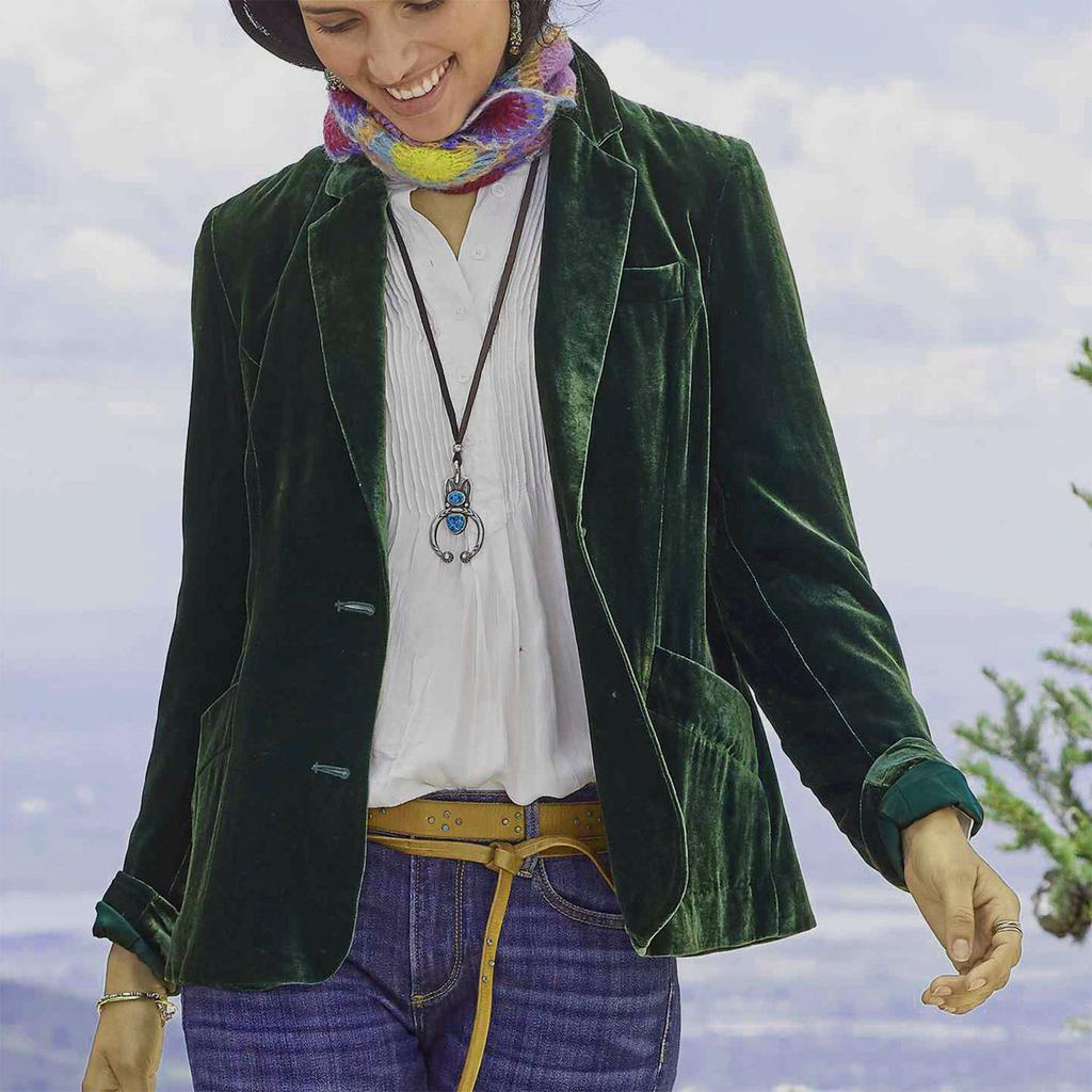 Women's Fashion Long Sleeve Gold Velvet Solid Casual Loose Cardigan Coat