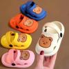 Infant Cartoon Bear Garden Clogs Slipper Non-slip Slip-on Water Shoes Breathable Sandals Outdoor For Baby Girls