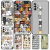 Funny Cute Cats Case For Samsung Galaxy A52 A42 A32 A22 A12 A51 A71 A14 A24 A34 A54 A13 A23 A33 A53 Coque