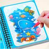 Kids Montessori Reusable Coloring Book Magic Water Drawing Book Painting Drawing Toys Sensory Early Education Toys for Kids