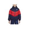 Short Casual Warm Down Jacket Kids Jackets Red Black IB5837-410