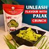 Healthy Master Baked Palak Chips| All Natural Ingredients | Rich In Fiber & Calcium | Low In Sodium | Gluten-Free | Vacuum Cooked | Oil-Free,200 Gm