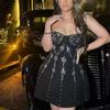 Skinny Slim Bandage Dress Hot-selling Heavy Industry Hot Diamond Sleeveless Tube Top Dress Banquet Party Dress
