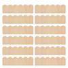 12pcs 1:12 Dollhouse Wooden Shingles Miniature Roof Tiles Decoration Accessories