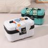 Portable Cosmetic Case 17 Inch Makeup Bag Small Case Mini Luggage Bag Women's Handbag