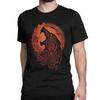 Viking Valhalla Odin Fenrir Loki's Son T-Shirts Men Funny 100% Cotton Tees Round Collar Short Sleeve T Shirt 4XL 5XL Tops