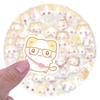 105 New Style Cotton Candy Cat Graffiti Stickers Decorate Refrigerator Skateboard Water Cup DIY Personality Stickers