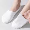 7Pairs Solid Color Ice Silk Boat Socks Low Cut Summer Thin Socks Men's Invisible Short Socks  Male