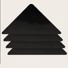 8pcs - Carpet Anti Slip Stickers, No Marks, Strong Adhesive Fixing Stickers, Triangular Stickers, No Residue