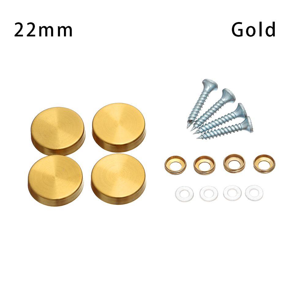 Hardware Decoration Screw Covers Mirror Fasteners Screws Decorative Cap Mirror Fixing Nails