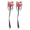 Chinese New Year Style Tassel Hairpin 2pcs Bow Decorative Performance Clothing Hairpin Set Acce E5N3