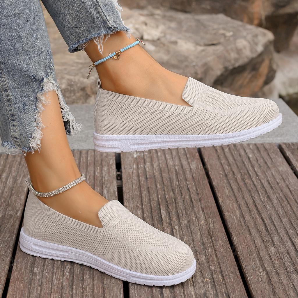Fashion 2025 Spring Summer Breathable Mesh Flats Shoes for Women Comfortable Slip On Casual Shoes Woman Lightweight Soft Bottom Loafers