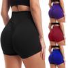 Women's Hips High Waist Sports Yoga Shorts 1 Pack