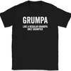 Grumpa T-Shirt Funny Grumpy Grandpa Fathers Day Papa Family Gift Tee