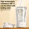 Electric Mixing Cup Automatic Stirring Coffee Cup 350ml Portable Protein Powder Shaker Bottle Mixer for Home Office Travel