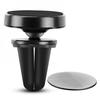 Phone Holder Black Type Air Outlet Magnetic Car Holder 360 Rotation Universal Car Holder Powerful Magnet Socket