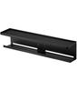 Yamazaki Jitsugyo TV Back Storage Rack Black W57 X D11 X Smart TV Back Router Storage Storage Shelf 4484 Approx. H12.5cm