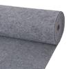 VidaXL Ribbed Carpet for Exhibition 1.2x20 M Grey