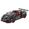 Car Model 1/32 Aventador SVJ LamborghinILP700 Convertible Alloy Sports Car Sound and Light Pull Back Toy Car Gifts for Boy