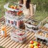 Portable Fresh-keeping Box Outdoor Spring Outing Large Capacity Food Gradebento Box Handheld Cold Fruit Sealed Storage Box