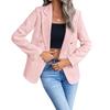 Tweed Women's Blazer Lapel Thin Coat Fashion Casual Top Commuter Single Breasted Long Sleeved Thin Jacket Spring and Autumn