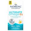 Ultimate Omega-D3, Lemon Flavor, 60 Softgels