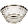 Endo Shoji New Mammoth 30cm Shallow Stainless Steel Strainer for Commercial Use, Made In China, Silver, AZL4330