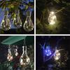 Hanging LED Solar Lights Bulb Outdoor Waterproof For Party Garden Home Patio Camping Decor Lamp Bulb Hanging Lanterns