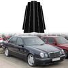 Car Window Door Column B C Pillar Post Trim Cover Glossy Black PC Stickers Accessories Fit for Mercedes Benz E-Class W210 1996-2002 6pcs