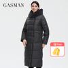 2021 Women's Winter Jacket Long Faux Fur Sheep Curl Designer Female Coat Windproof Hat Big Pocket Women's Jacket 81716