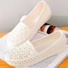 Cave Shoes Women's New Summer Flat Bag Heel Sandals Middle-aged and Elderly Bag Head Cool Slippers Nurse Shoes