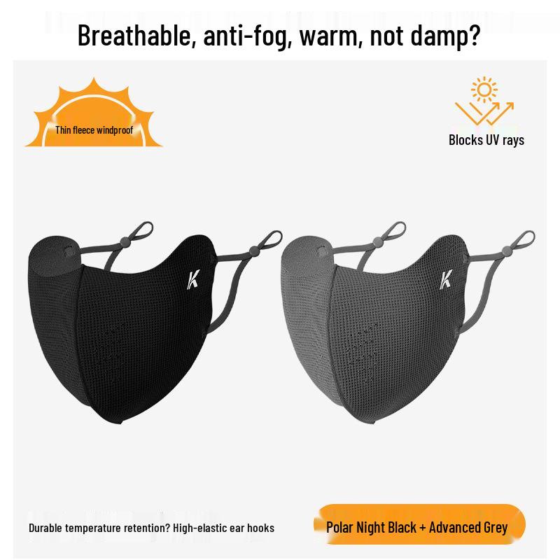 New Arrival: Autumn/Winter 3D Ice Silk Windproof Eye Mask for Women - Warm, Protective & Stylish