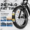 Tifgalop ES7 Electric Bike 26Inch 750W 52V19AH Full Suspension Mountain Bike