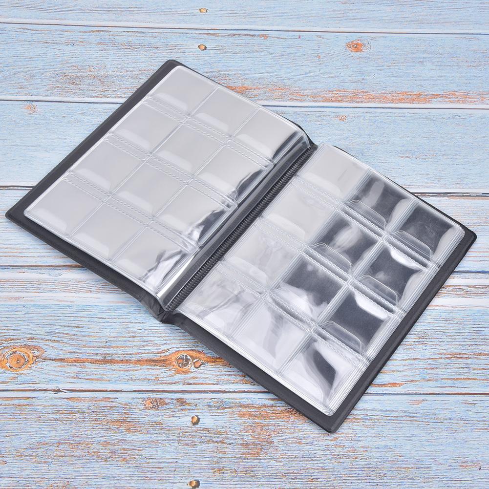 120 Pockets 10 Pages Coin Album Collection Book Mini Size Money Collecting HolderBlue