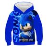 2025 Fashion Sonic Hoodies For Kids Boys Girls Children Autumn Long Sleeve Printed Anime Sweatshirts Cool Tops Tees Children's Clothes