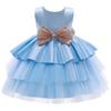 Toddler  Baby Girl Dress  Big Bow Baptism Dress for Girls First Year Birthday Party Wedding Dress Baby Clothes Tutu Fluffy Gown