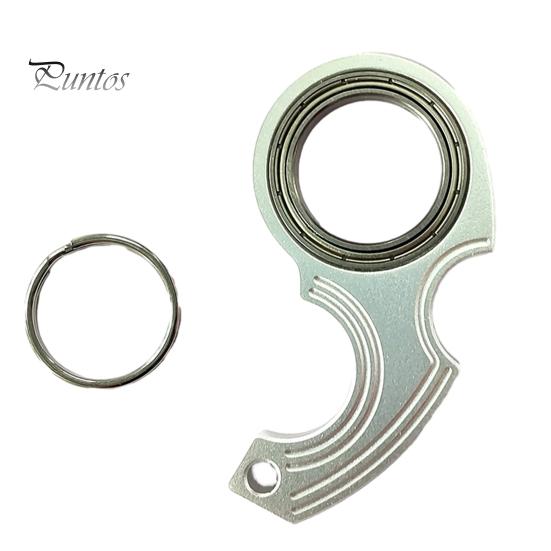 Брелок-спиннер, игрушка-непоседа, алюминиевый сплав, снятие стресса, декомпрессия, взрослые, подростки, тренировка гибкости пальцев, металлический портативный брелок