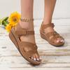 Women Sandals 2024 New Heels Sandals Wedge Heeled Sandals Summer Shoes For Women Platform Wedges Shoes Female