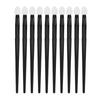 10pcs Silicone Eyeshadow Brush Kit Portable Silicone Eye Makeup Applicator for Eyebrow Powder