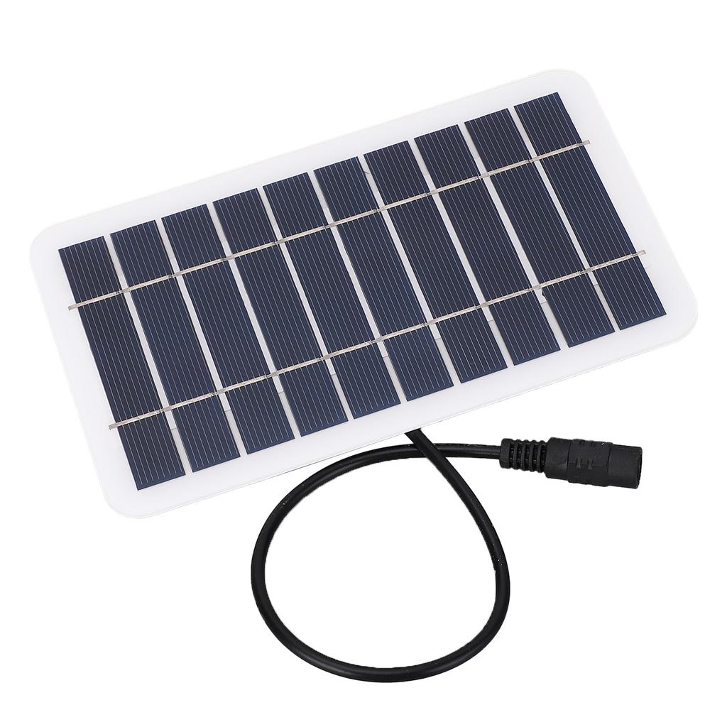 2W 5V Small Solar Panel Monocrystalline DC5521 Output Waterproof Dustproof Protable Mini Solar
