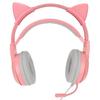 SYG25 Cat Ear Gaming Headset USB+3.5mm Plug Gaming Headphone Supports Volume Adjustment Microphone Mute