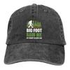 Bigfoot Sasquatch Multicolor Hat Peaked Men Women's Cowboy Cap Matching Saw Me Believers Themed Baseball Caps Visor Protect Hats