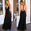 Sexy Backless Fashion Woman Long Dress Sleeveless Casual Party Evening Dress