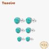 Tancise 925 Sterling Silver Turquoise Earrings Drop Earrings For Women Wedding Party Gifts