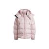 X Stella McCartney Mid-Length Padded Jacket With Letter Print Windproof Waterproof Sports Loose Hooded Coat Women Jacket Pink IT5745