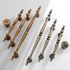 1Pcs Antique Bronze Brass Pull Handles Vintage Cabinet Door Drawer Wardrobe Handles Knobs