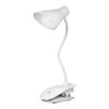 Portable Clip On Desk Light LEDs 3 Brightness Level USB Rechargeable 360 Degrees Flexible Neck Clamp Eye
