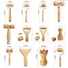 Facial Wood Massage Face Roller Wooden Therapy Slimming Gua Sha Facial Lifting Wrinkle Remover Muscle Relax Pain Relief Tool Spa Helth Care